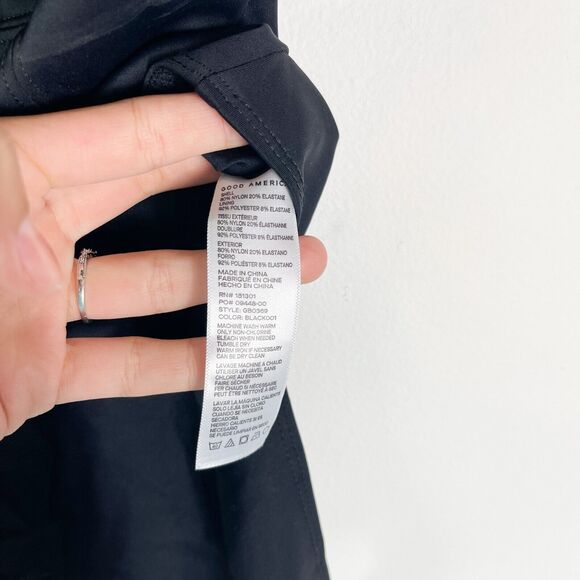 Good American NWOT Black Scuba U Corset Bodysuit Size L - Picture 9 of 10